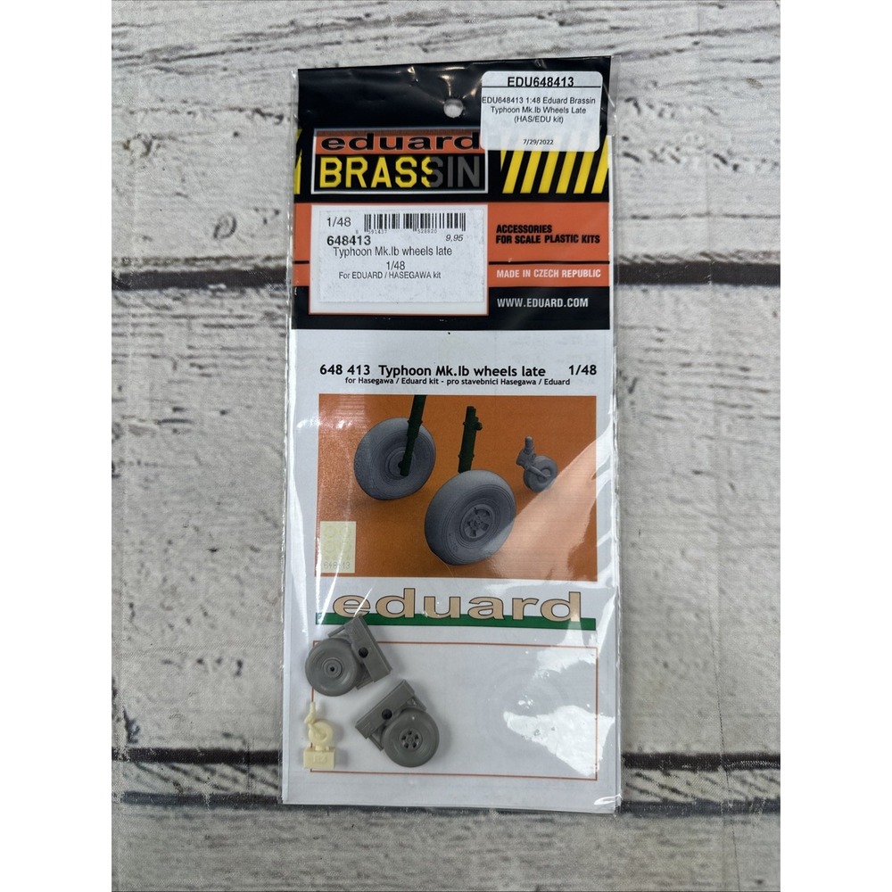 EDU648413 1:48 Eduard Brassin - Typhoon MK.lb Wheels Late (HAS/EDU KIT)